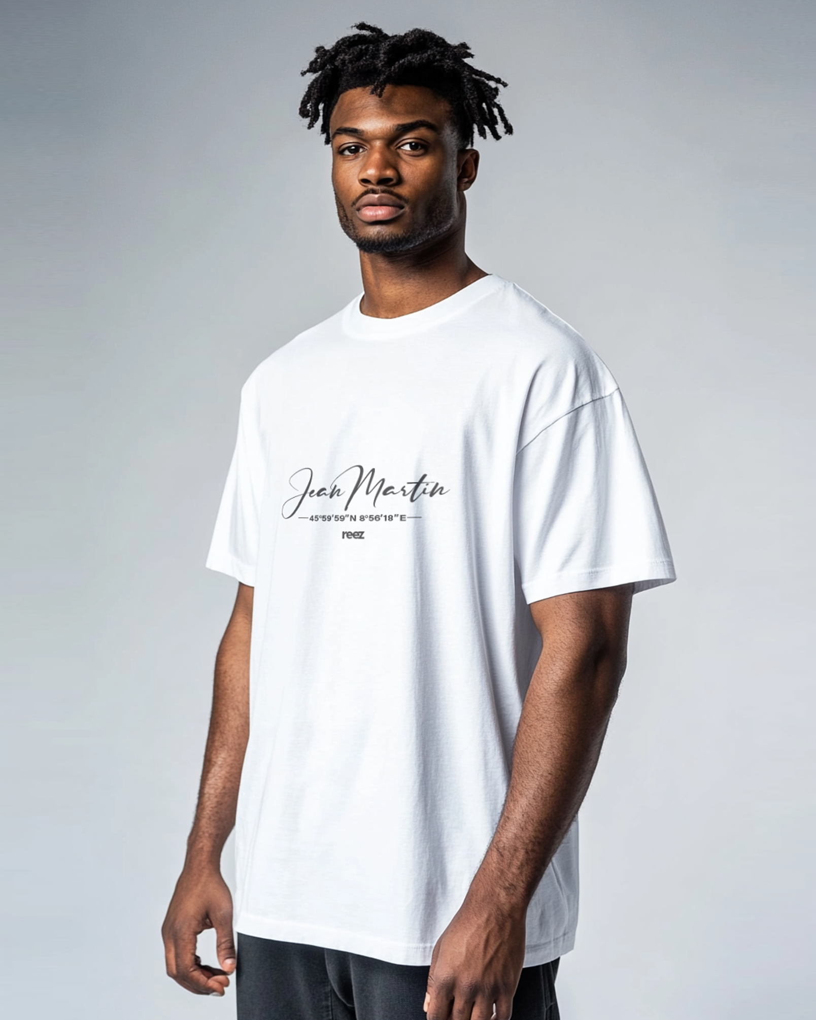 Oversized T-shirt - Jean Martin 240 GSM by Reez